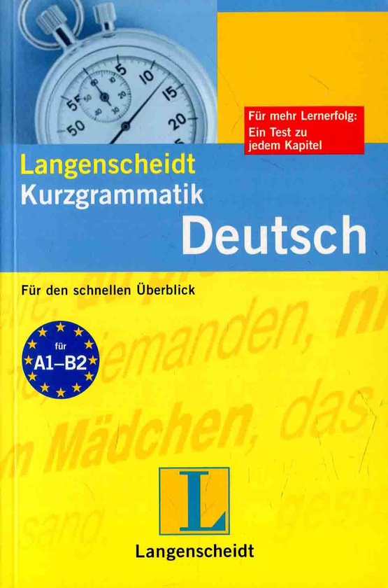 Паперова книга «Langenscheidt Kurzgrammatik Deutsch: Für den schnellen Überblick» - фото №1