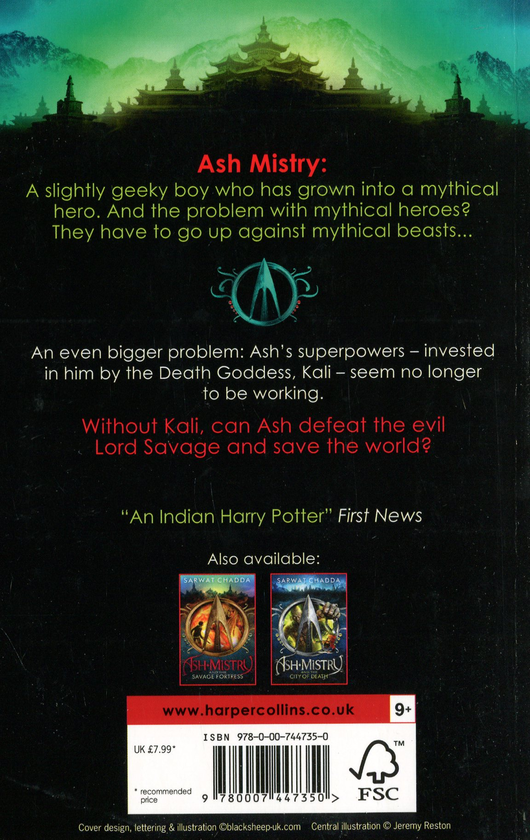 Паперова книга «Ash Mistry and the World of Darkness», автор Сарват Чадда - фото №1