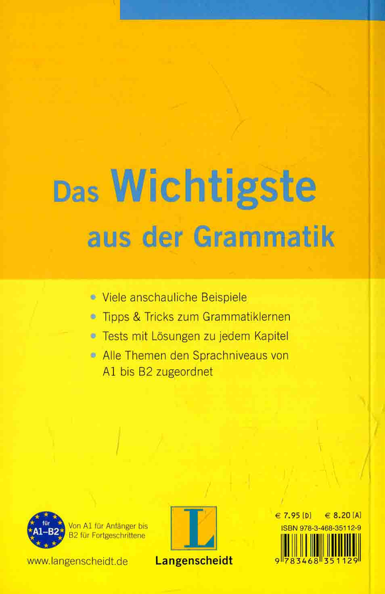 Паперова книга «Langenscheidt Kurzgrammatik Deutsch: Für den schnellen Überblick» - фото №1