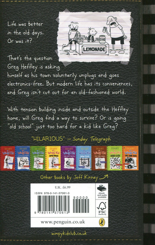 Паперова книга «Diary of a Wimpy Kid. Book 10. Old School», автор Джефф Кінні - фото №1