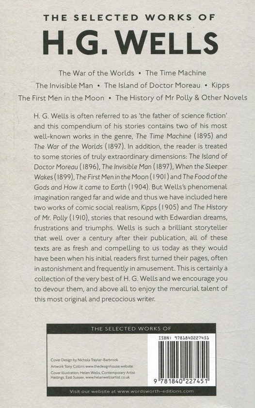 Бумажная книга «The Selected Works of H.G. Wells», автор Герберт Уэллс - фото №1