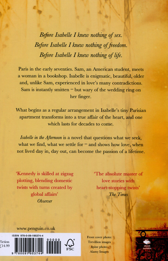 Бумажная книга «Isabelle in the Afternoon», автор Дуглас Кеннеди - фото №1