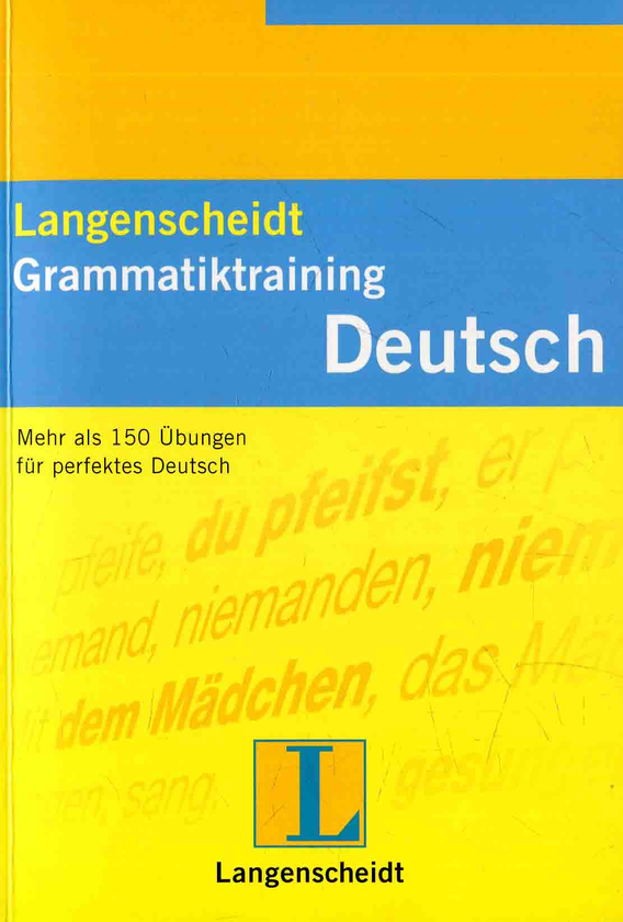 Паперова книга «Langenscheidt Grammatiktraining Deutsch: Mehr als 150 Übungen für perfektes Deutsch» - фото №1