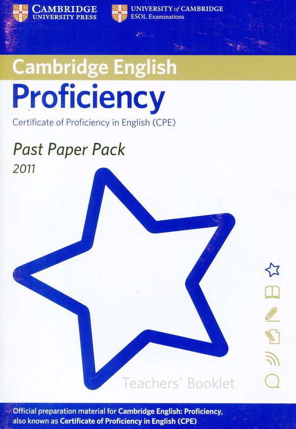 Паперова книга «Cambridge English Proficiency. Past Paper Pack 2011 (CPE) (+CD-ROM)» - фото №1