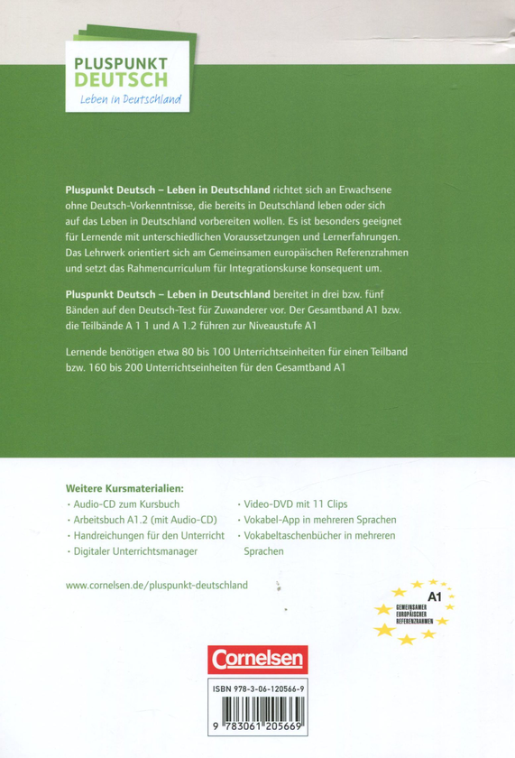 [object Object] «Pluspunkt Deutsch A1.2. Leben in Deutschland. Deutsch als Fremdsprache. Teilband 2. Kursbuch (+ DVD)», авторів Фридеріке Джин, Іоахим Шоте - фото №2 - мініатюра