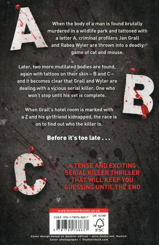 Паперова книга «The Alphabet Murders», автор Ларс Шютс - фото №1