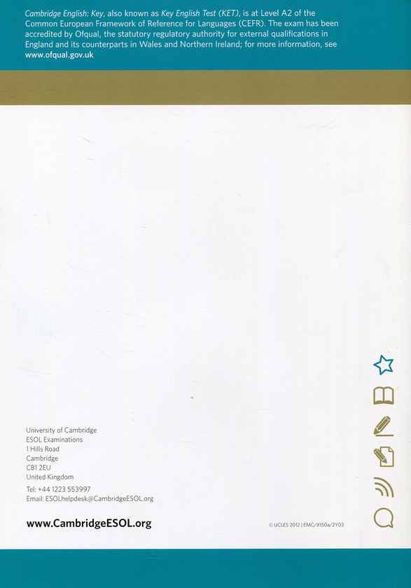 Бумажная книга «Cambridge English Key. Past Paper Pack 2011 (KET) (+ CD-ROM)» - фото №1
