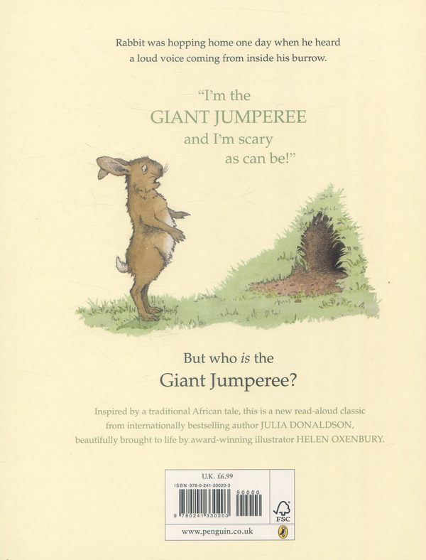Бумажная книга «The Giant Jumperee», автор Джулия Дональдсон - фото №1