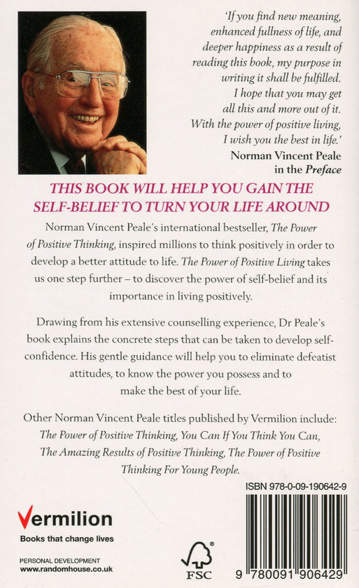 Бумажная книга «The Power Of Positive Living», автор Норман Винсент Пил - фото №1