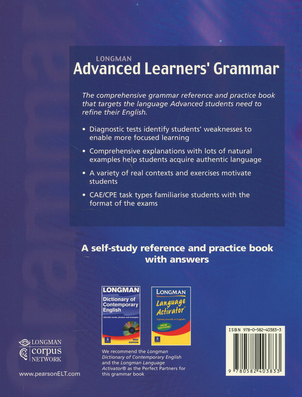 [object Object] « Longman Advanced Learners' Grammar», авторів Марк Фолі, Дайан Холл - фото №2 - мініатюра