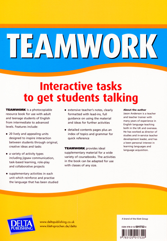 [object Object] «Teamwork. Interactive Tasks to get Students Talking», автор Джейсон Андерсон - фото №2 - мініатюра