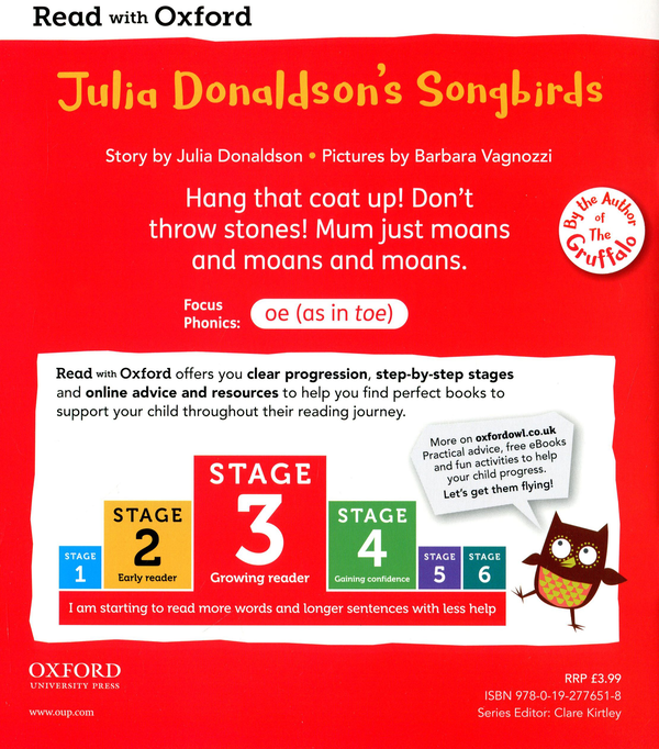 Бумажная книга «Julia Donaldson’s Songbirds Collection. Stage 1-4», автор Джулия Дональдсон - фото №1