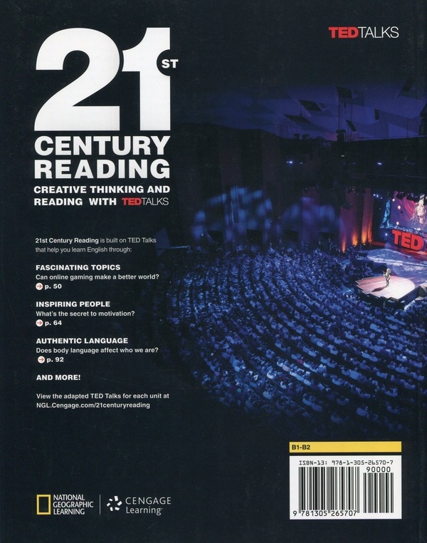 [object Object] «21st Century Reading 2. Student's Book. Creative Thinking and Reading with TED Talks», авторів Лорі Бласс, Марі Варго, Юніс Єйтс - фото №2 - мініатюра