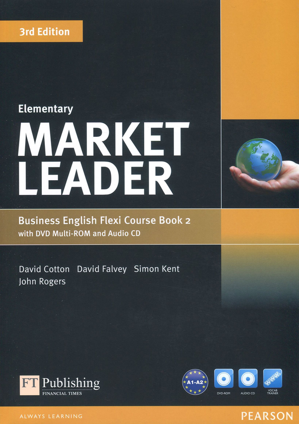 Паперова книга «Market Leader Elementary Flexi Course Book 2 (+ CD-ROM&DVD-ROM)», авторів Джон Роджерс, Девід Коттон, Ніна О'Дрісколл, Саймон Кент, Девід Фалви - фото №1