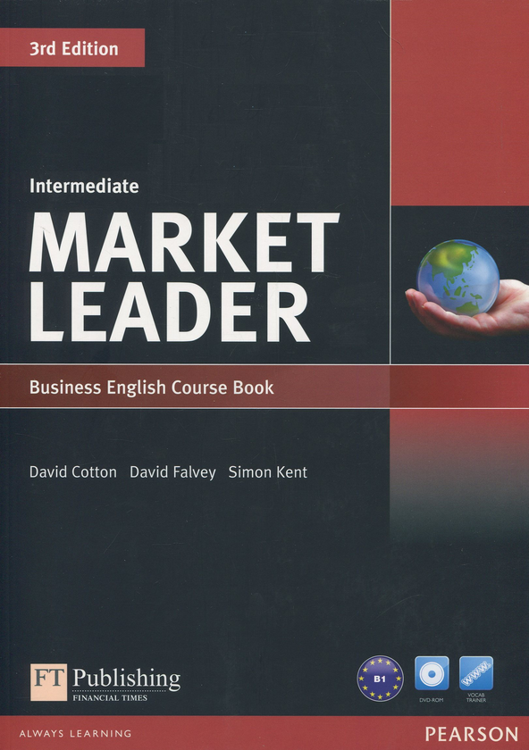 [object Object] «Market Leader Intermediate Coursebook (+ DVD)», авторів Девід Коттон, Сімон Кент, Девід Фолві - фото №1