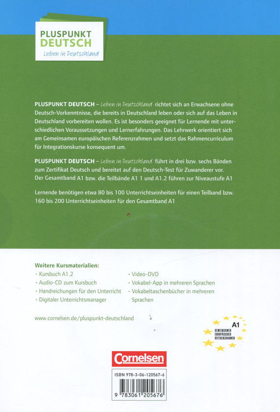 [object Object] «Pluspunkt Deutsch A1.2. Leben in Deutschland. Tielban 2. Arbeitsbuch (+ CD)», авторів Фридеріке Джин, Іоахим Шоте - фото №2 - мініатюра