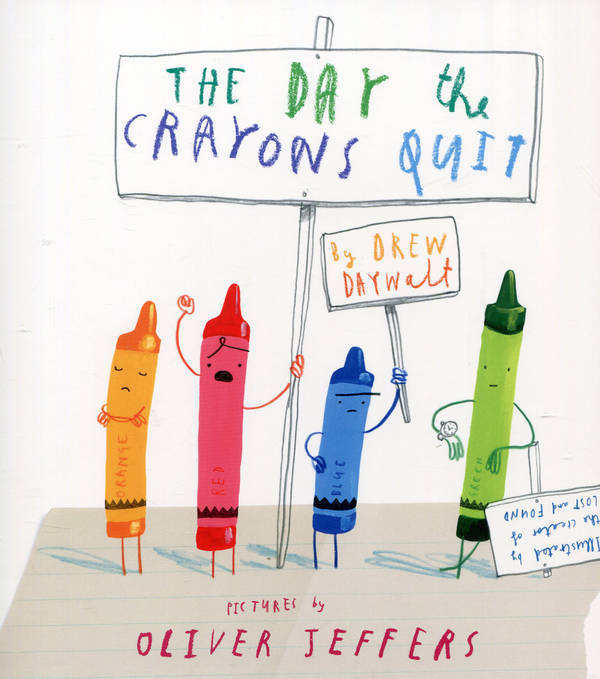 Паперова книга «The Day the Crayons Quit», автор Дрю Дейуолт - фото №1
