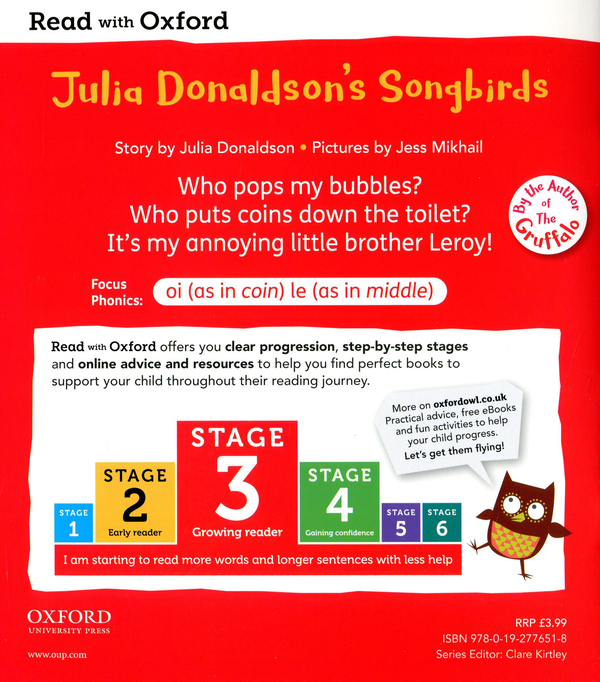 Бумажная книга «Julia Donaldson’s Songbirds Collection. Stage 1-4», автор Джулия Дональдсон - фото №1