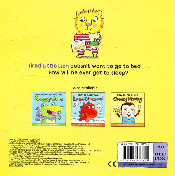 Бумажная книга «How to Tuck In Your Sleepy Lion», автор Джейн Кларк - фото №1
