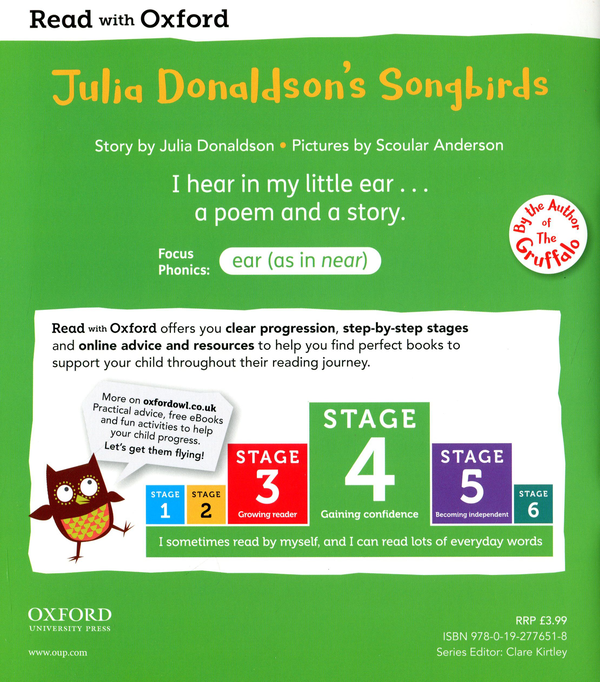 Бумажная книга «Julia Donaldson’s Songbirds Collection. Stage 1-4», автор Джулия Дональдсон - фото №1