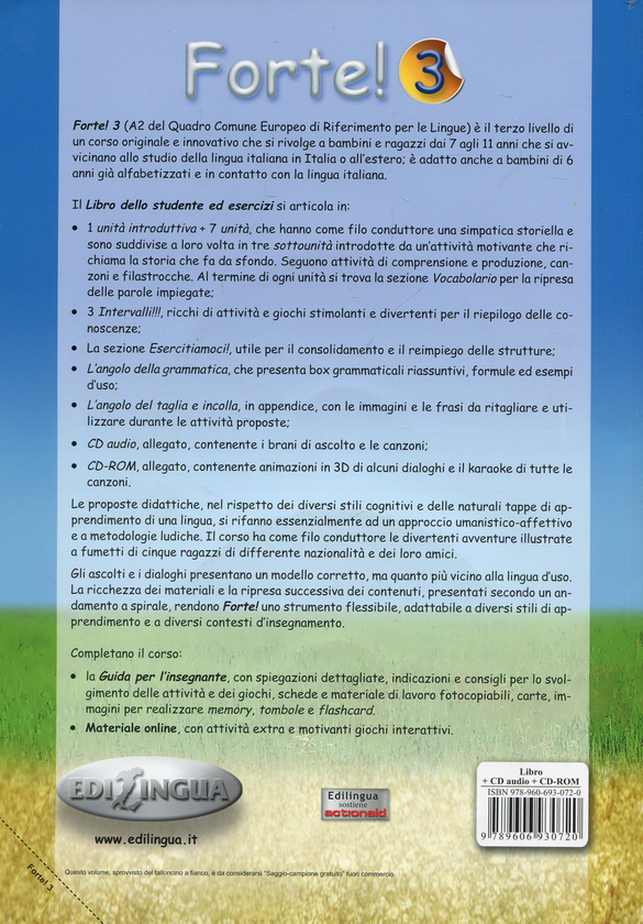 Бумажная книга «Forte!: Libro Dello Studente Ed Esercizi + CD 2 ((Level A2) (Italian Edition)», авторов Люсия Мадди, Мария Карла Боргони - фото №1