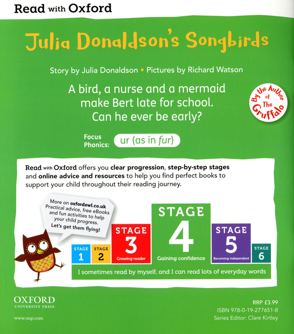 Бумажная книга «Julia Donaldson’s Songbirds Collection. Stage 1-4», автор Джулия Дональдсон - фото №1