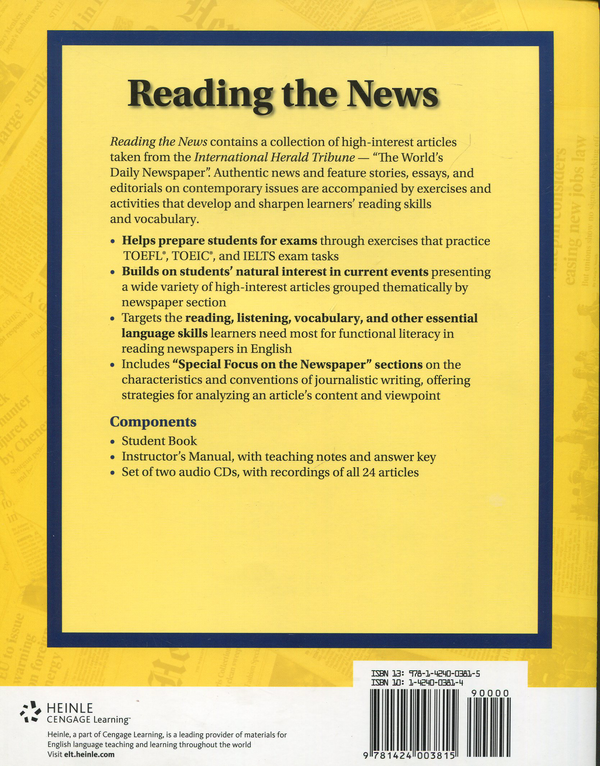 Бумажная книга «Reading the News», автор Пит Шарма - фото №1