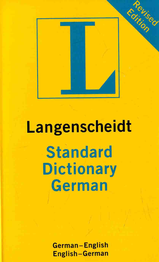 Паперова книга «German Langenscheidt Standard Dictionary» - фото №1