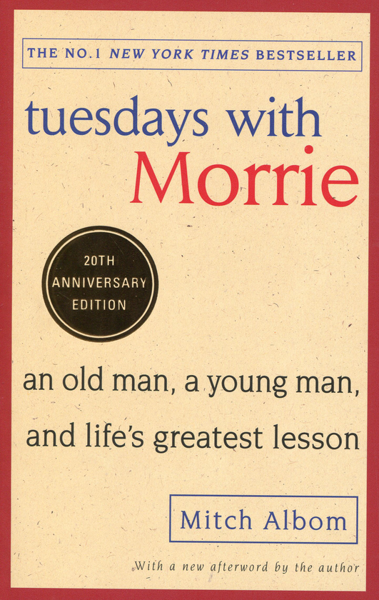 Бумажная книга «Tuesdays With Morrie», автор Митч Элбом - фото №1