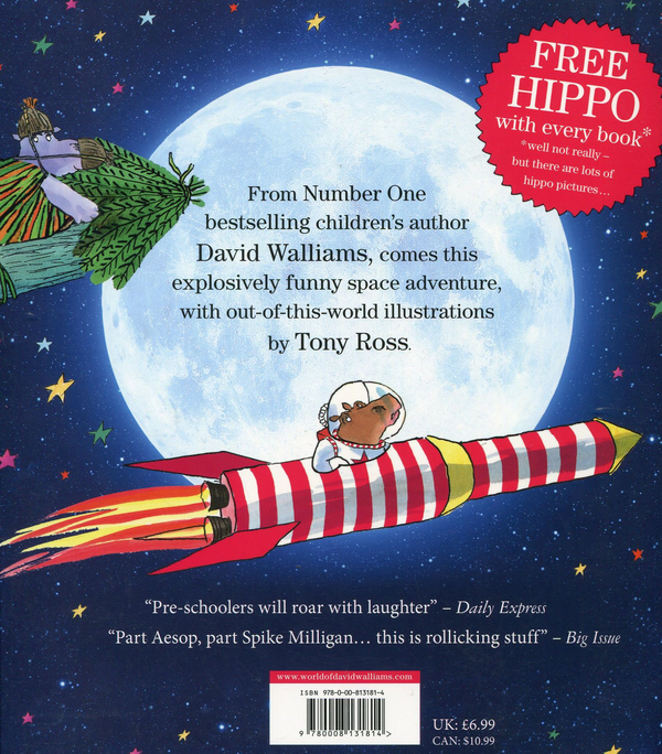 Бумажная книга «The First Hippo on the Moon», автор Дэвид Уолльямс - фото №1