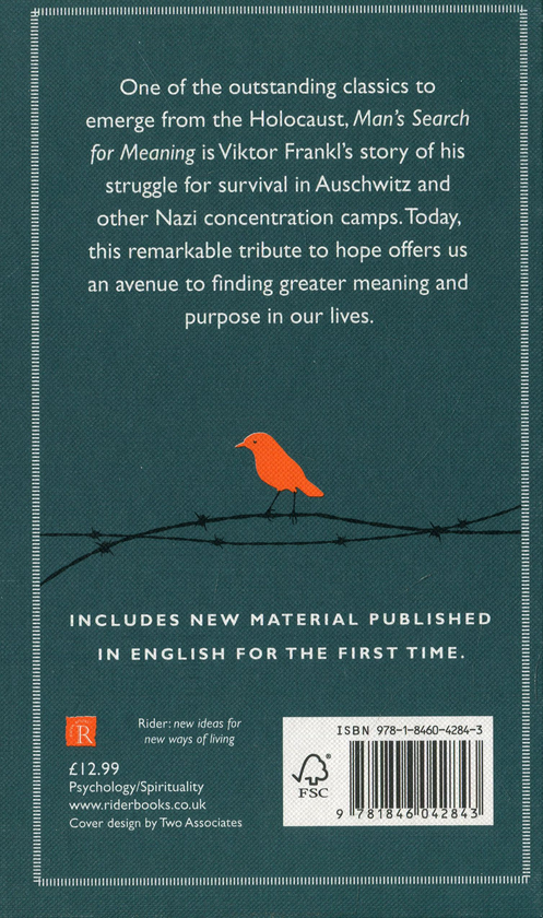 Бумажная книга «Man's Search For Meaning: The classic tribute to hope from the Holocaust (With New Material)», автор Виктор Франкл - фото №1