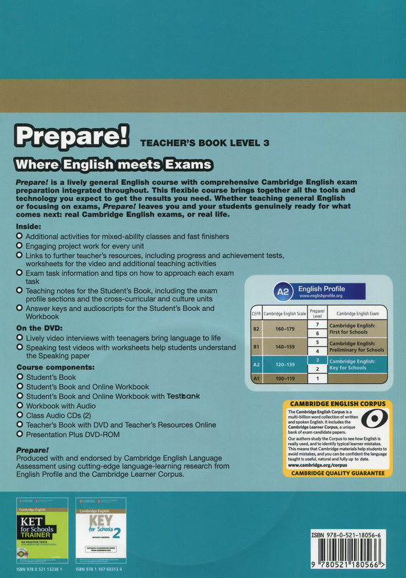 [object Object] «Cambridge English Prepare! Level 3. Teacher's Book (+ DVD-ROM)», автор Вайн Риммер - фото №2 - мініатюра
