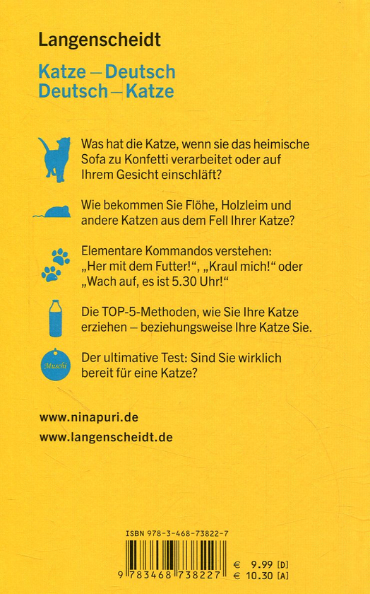 Бумажная книга «Langenscheidt Katze-Deutsch/Deutsch-Katze» - фото №1