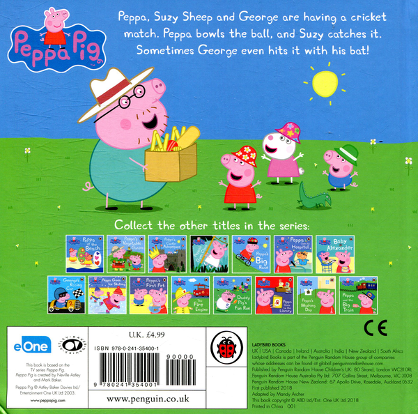 Паперова книга «Peppa Plays Cricket» - фото №1