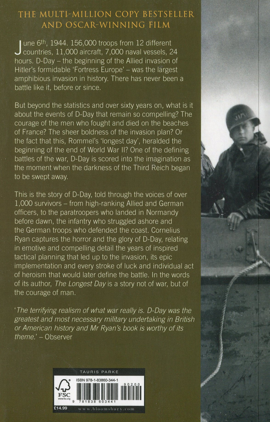 Бумажная книга «The Longest Day. The D-Day Story, June 6th, 1944», автор Корнелиус Райан - фото №1