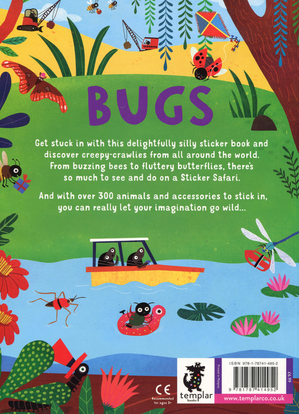 Бумажная книга «Sticker Safari. Bugs», автор Мэнди Арчер - фото №1