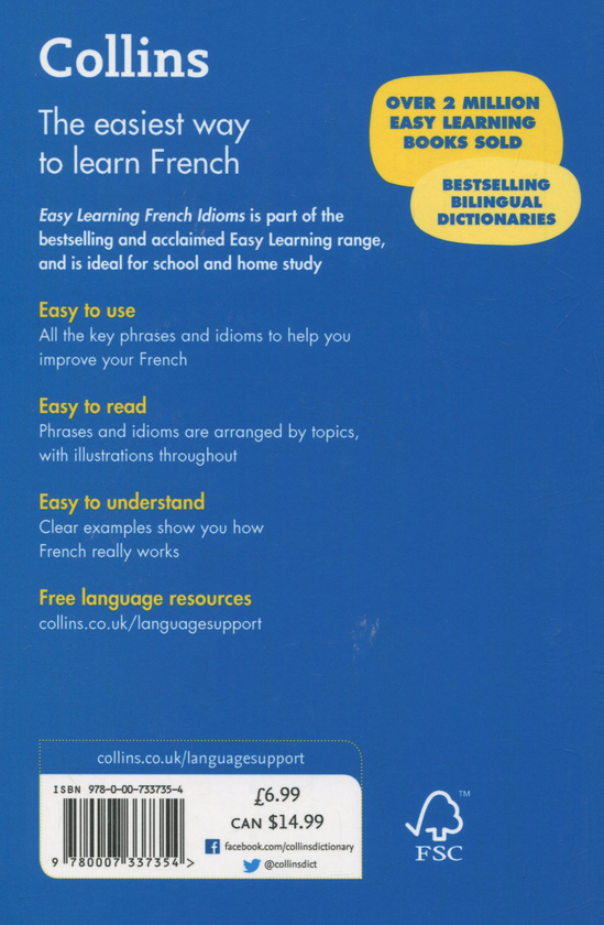 Паперова книга «Collins Easy Learning. French Idioms» - фото №1