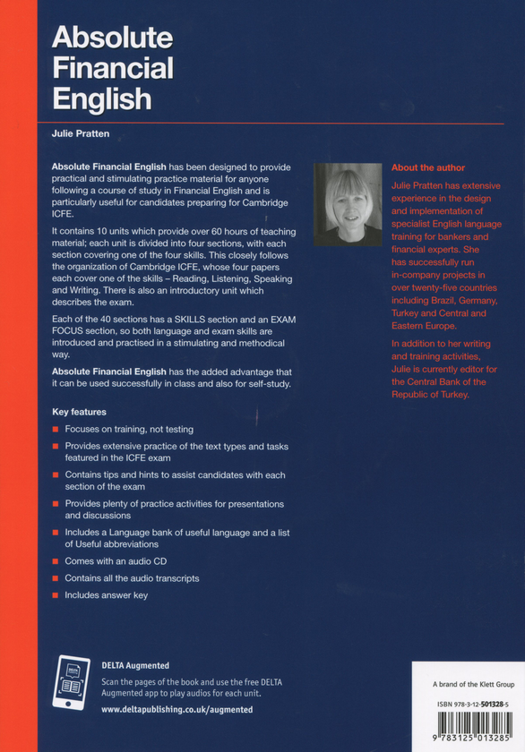 Бумажная книга «Delta Business English. Absolute Financial English B2-C1. Coursebook with Audio CD», автор Джули Праттен - фото №1