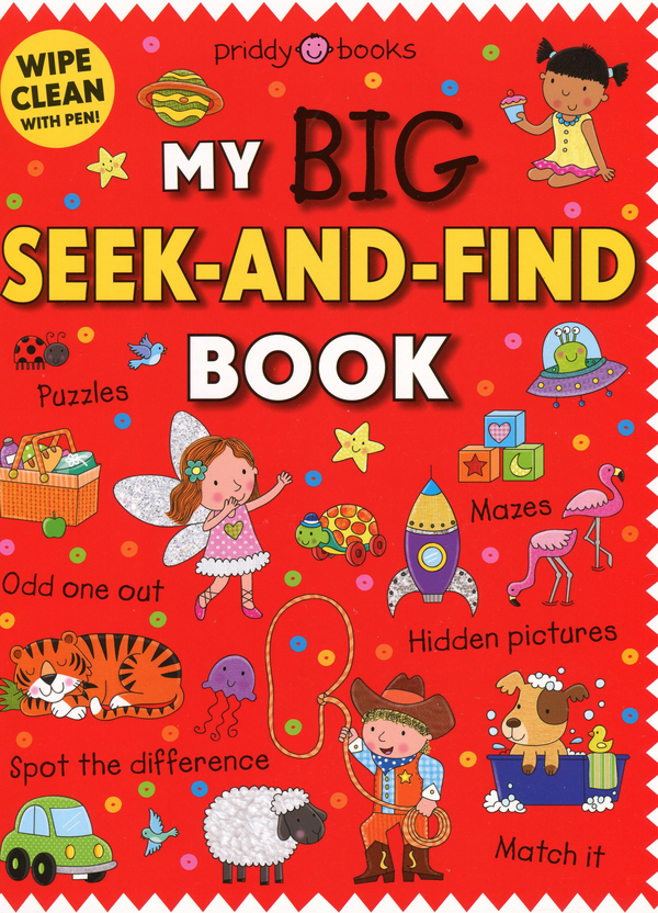 Бумажная книга «My Big Seek and Find Book: Wipe Clean Spiral» - фото №1