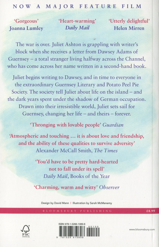 Паперова книга «The Guernsey Literary and Potato Peel Pie Society», авторів Мері Енн Шеффер, Енні Берроуз - фото №1