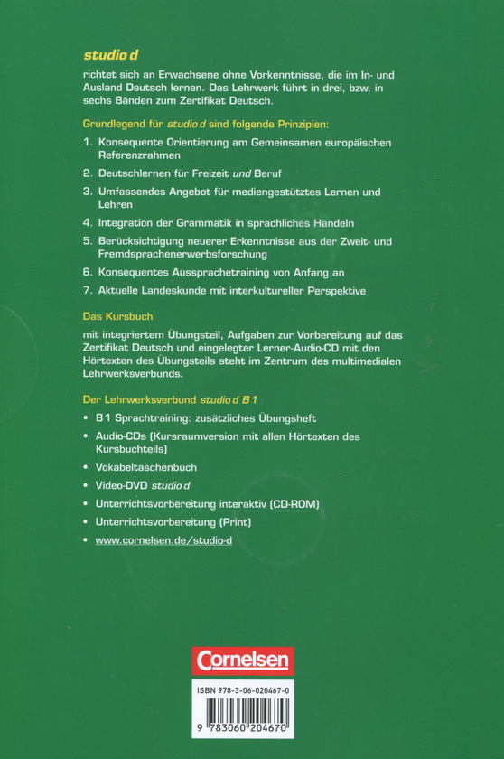 Бумажная книга «Studio d B1.2. Deutsch als Fremdsprache. Teilban 2. Kurs- und Ubungsbuch (+ CD, Zertifikatstraining)», авторов Герман Функ, Кристина Кун, Силке Демме, Бритта Винцер - фото №1