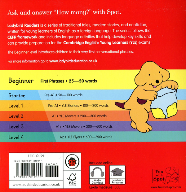 [object Object] «How many, Spot? - Ladybird Readers Beginner Level» - фото №2 - мініатюра