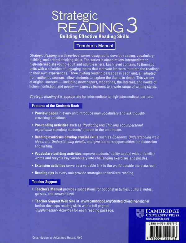 Бумажная книга «Strategic Reading 3. Teacher's Manual: Building Effective Reading Skills», автор Линн Бонестил - фото №1