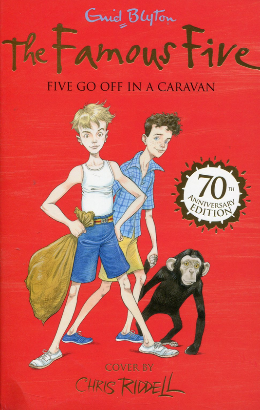 Паперова книга «Five Go Off in a Caravan», автор Інід Блайтон - фото №1