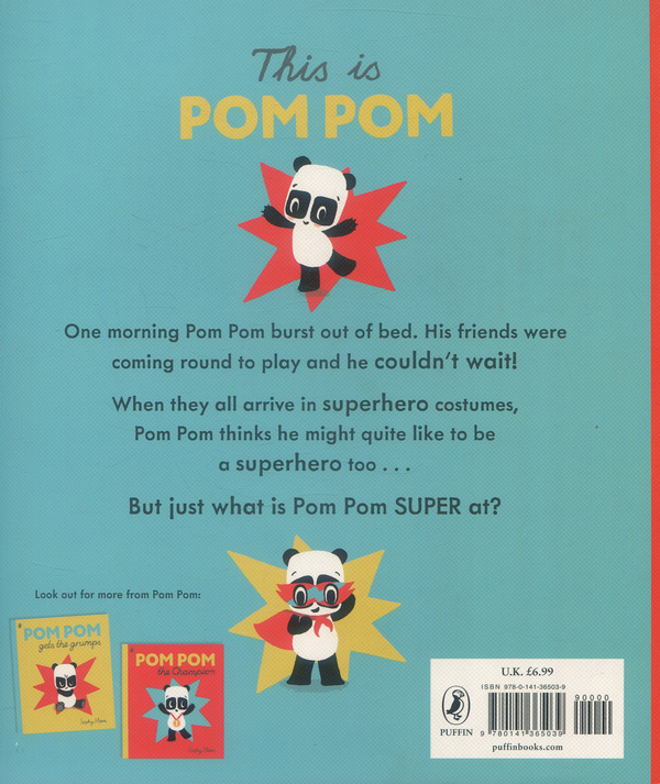 Бумажная книга «Pom Pom is Super», автор Софи Хенн - фото №1