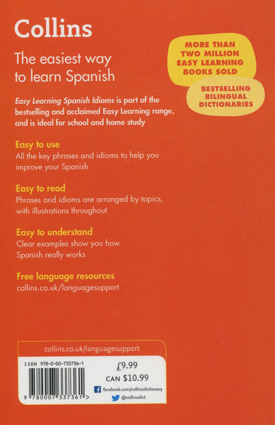 Бумажная книга «Collins Easy Learning. Spanish Idioms» - фото №1