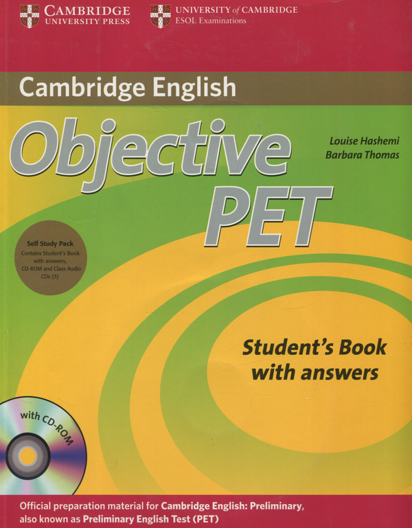 [object Object] «Objective PET. Student's Book with Answers (+ 4 CD-ROM)», авторов Барбара Томас, Лоис Хешеми - фото №1