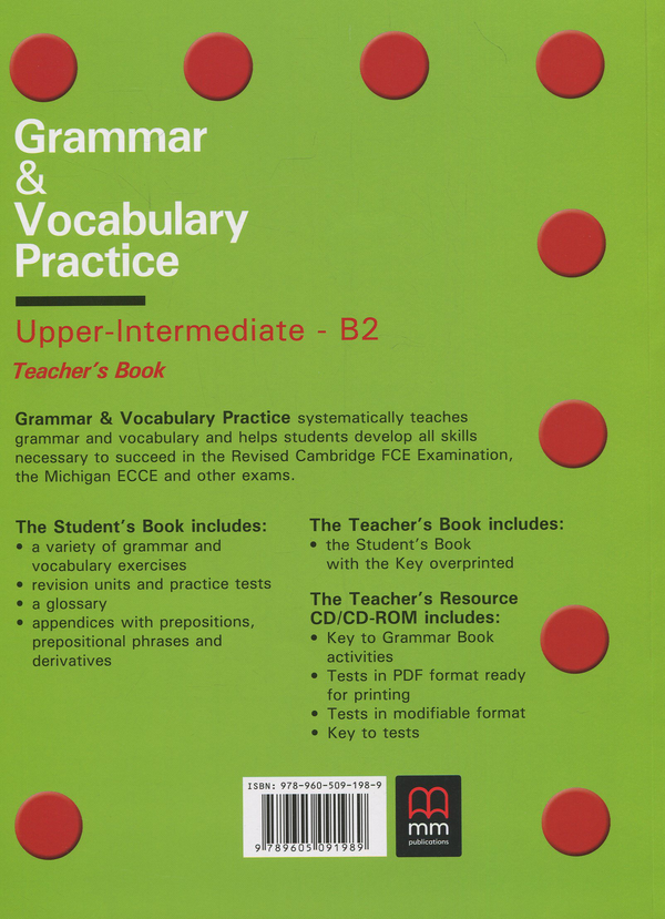 [object Object] «Grammar & Vocabulary Practice Intermediate - B2. Teacher's Book», авторів Марілені Малкогіанні, Гарольд Квінтон Мітчелл - фото №2 - мініатюра