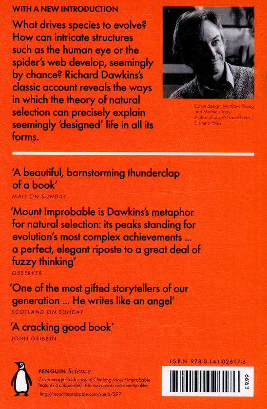 Бумажная книга «Climbing Mount Improbable», автор Ричард Докинз - фото №1