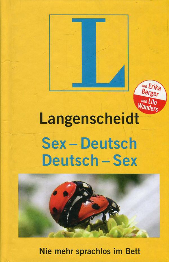 Паперова книга «Langenscheidt Sex-Deutsch / Deutsch-Sex», авторів Еріка Бергер, Ліло Вандерс - фото №1